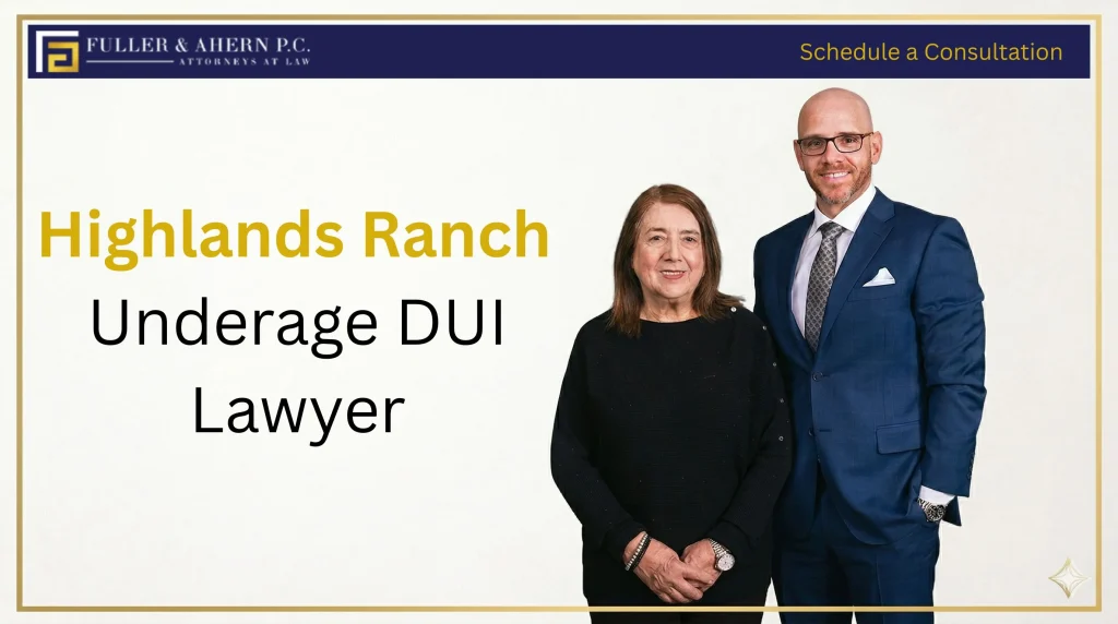 highlands ranch underage dui lawyer